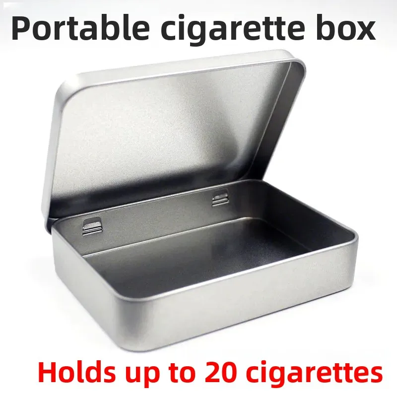 Thickened Metal Cigarette Box Square Waterproof Flip Cover Creative for Men And Women Portable 20 Sticks Zinc Alloy Iron Metal
Thickened Metal Cigarette Box Square Waterproof Flip Cover Creative for Men And Women Portable 20 Sticks Zinc Alloy Iron Metal