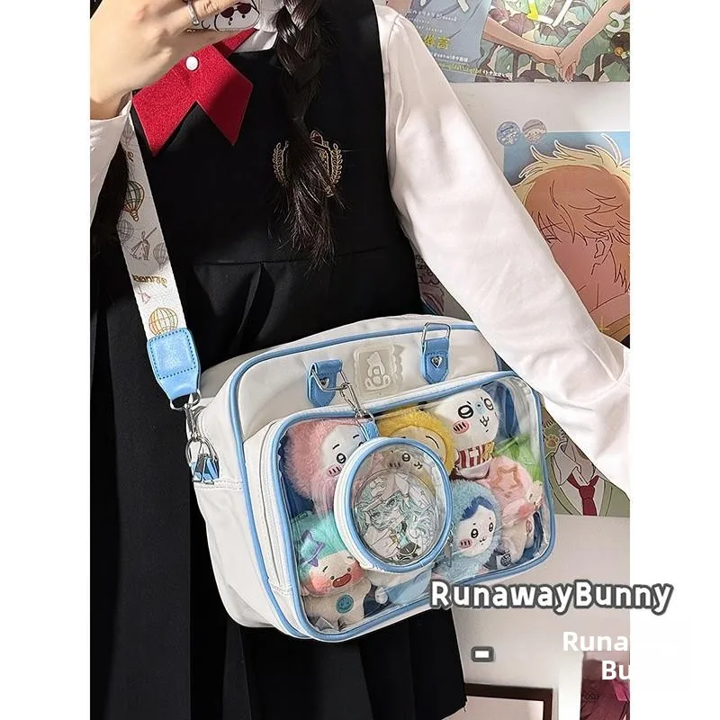 Large Capaci Single oulder JK Girl Slings Bag 0cm Baby Slings Bag Color Blo Soft PU Leisure Bags for Youth
Large Capaci Single oulder JK Girl Slings Bag 0cm Baby Slings Bag Color Blo Soft PU Leisure Bags for Youth