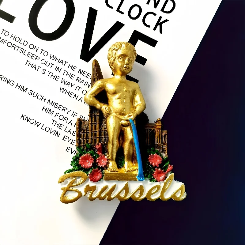 Belgium Brussels Golden Pissling Boy Refrigerator Magnet 3D Hand-Painted Magnetic Decorations
Belgium Brussels Golden Pissling Boy Refrigerator Magnet 3D Hand-Painted Magnetic Decorations