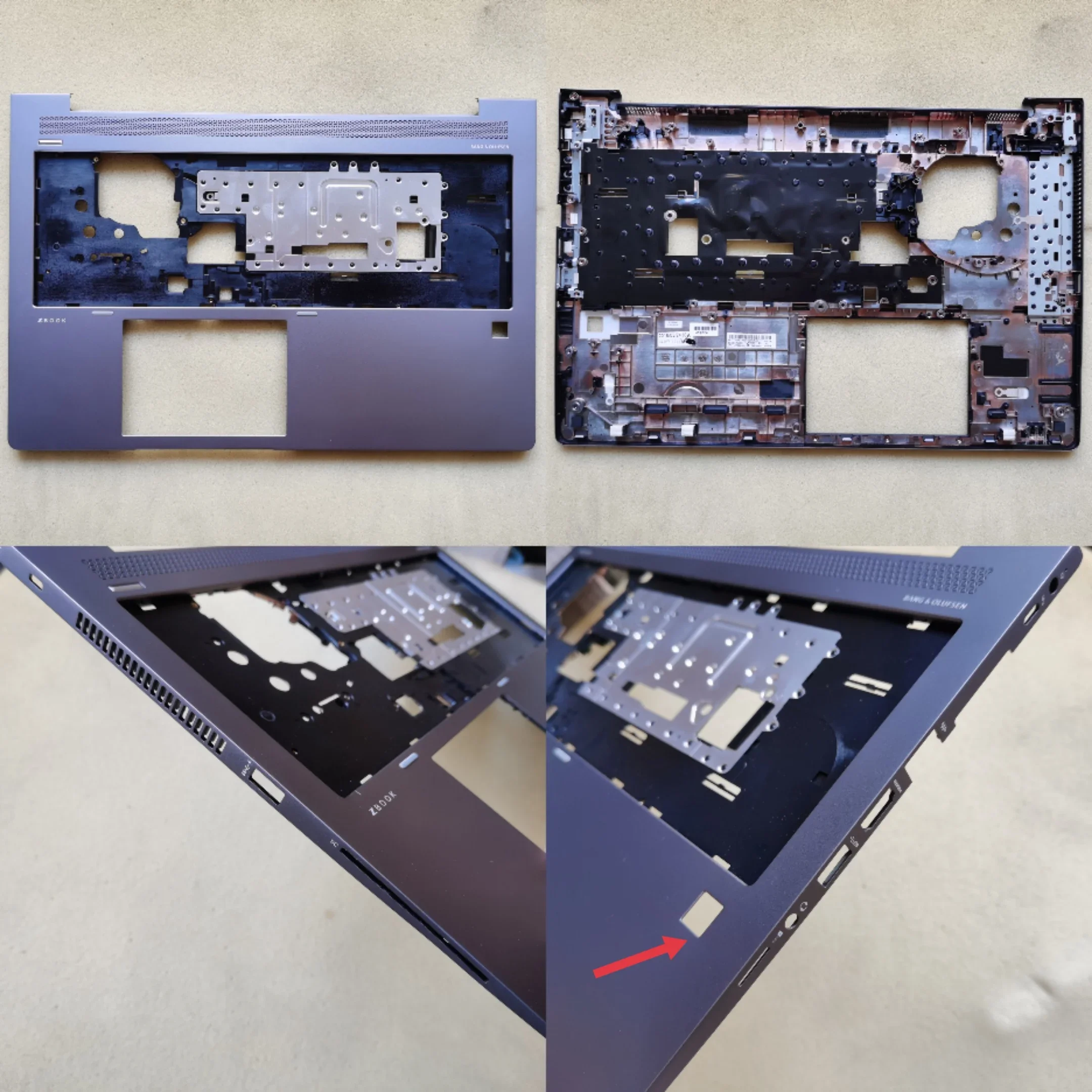 New laptop for HP ZBook 15u G5 G6 upper case cover palmrest
New laptop for HP ZBook 15u G5 G6 upper case cover palmrest