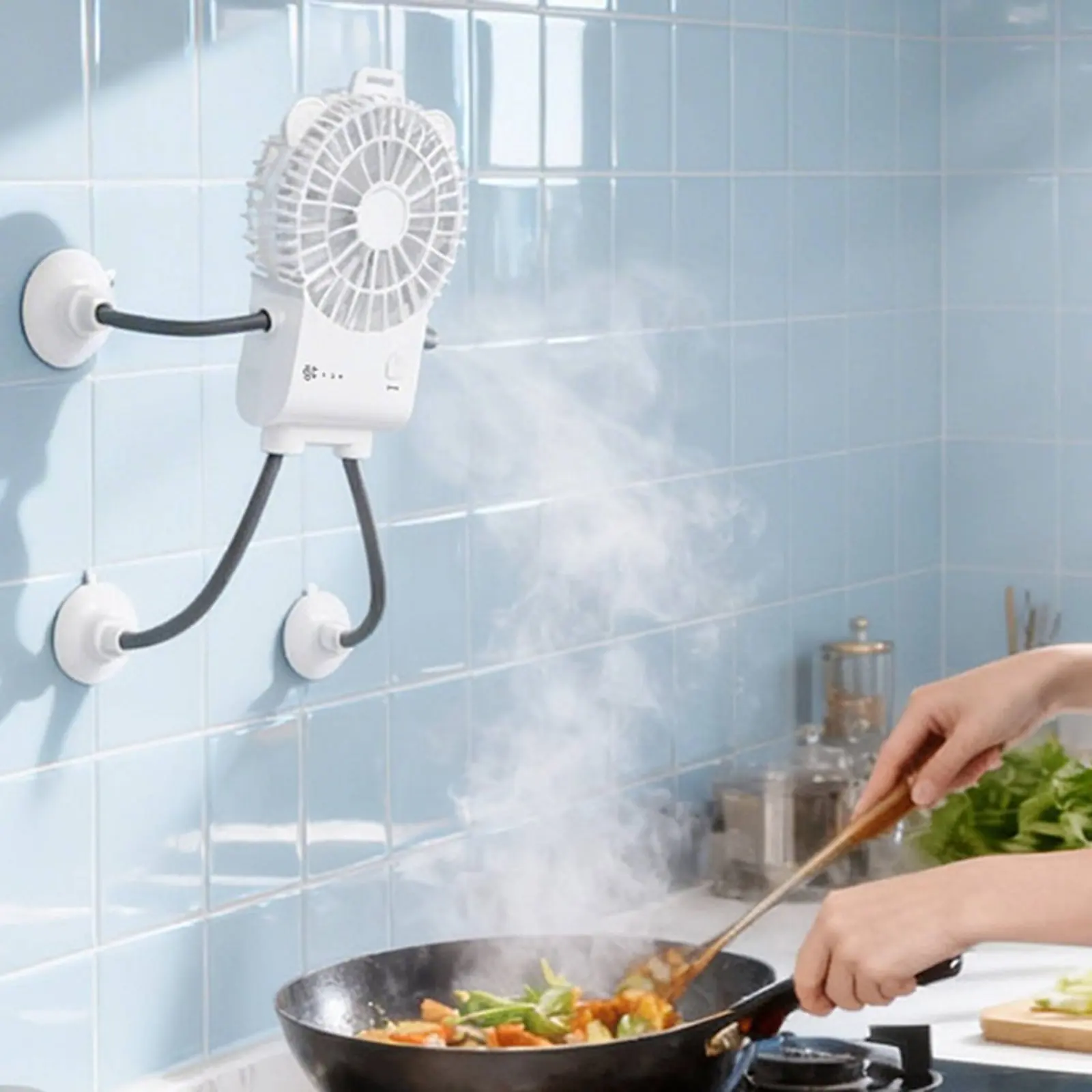 Plug-in Robot Fan Handheld Suction Gripper Fan Individual Appliance Multifunctional Quiet Functioning for Infants, Dorm, Kitchen
Plug-in Robot Fan Handheld Suction Gripper Fan Individual Appliance Multifunctional Quiet Functioning for Infants, Dorm, Kitchen