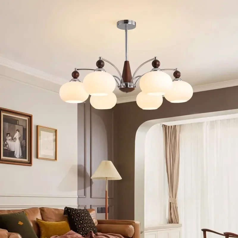 Nordic Modern Salon Chandeliers Solid Wood Glass Led Lights Home Decoration Living Room Dining Table Bedroom Lustre Pendant Lamp
Nordic Modern Salon Chandeliers Solid Wood Glass Led Lights Home Decoration Living Room Dining Table Bedroom Lustre Pendant Lamp