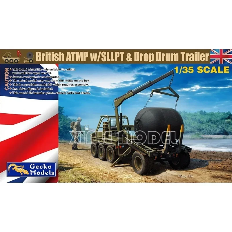 Модель геккона Пропорциональный комплект 1/35 35GM0018 UK ATMP вездеходная машина с прицепом, для военной модели игрушек Коллекция хобби
Модель геккона Пропорциональный комплект 1/35 35GM0018 UK ATMP вездеходная машина с прицепом, для военной модели игрушек Коллекция хобби