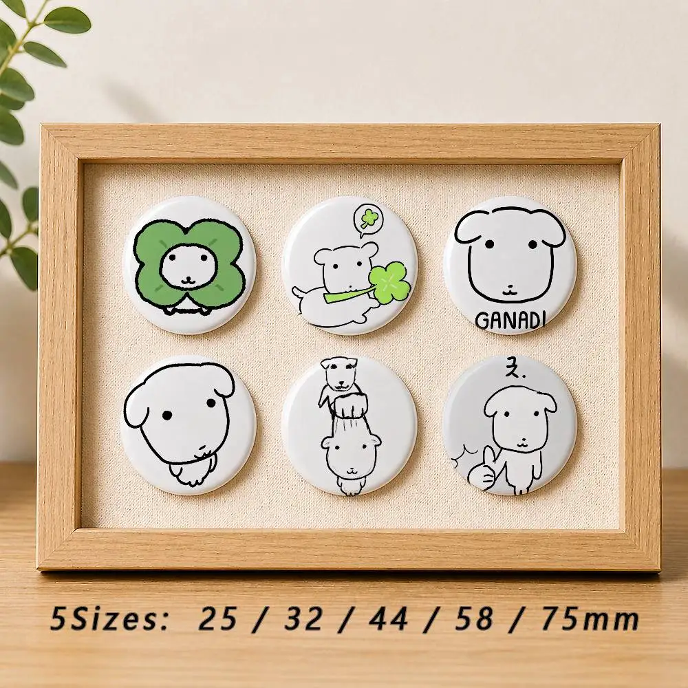 Cute D-Dew G-Ganadi dog Badges Creative Tinplate Button Pins Brooch Badge Clothes Backpack Gifts for Kids
Cute D-Dew G-Ganadi dog Badges Creative Tinplate Button Pins Brooch Badge Clothes Backpack Gifts for Kids