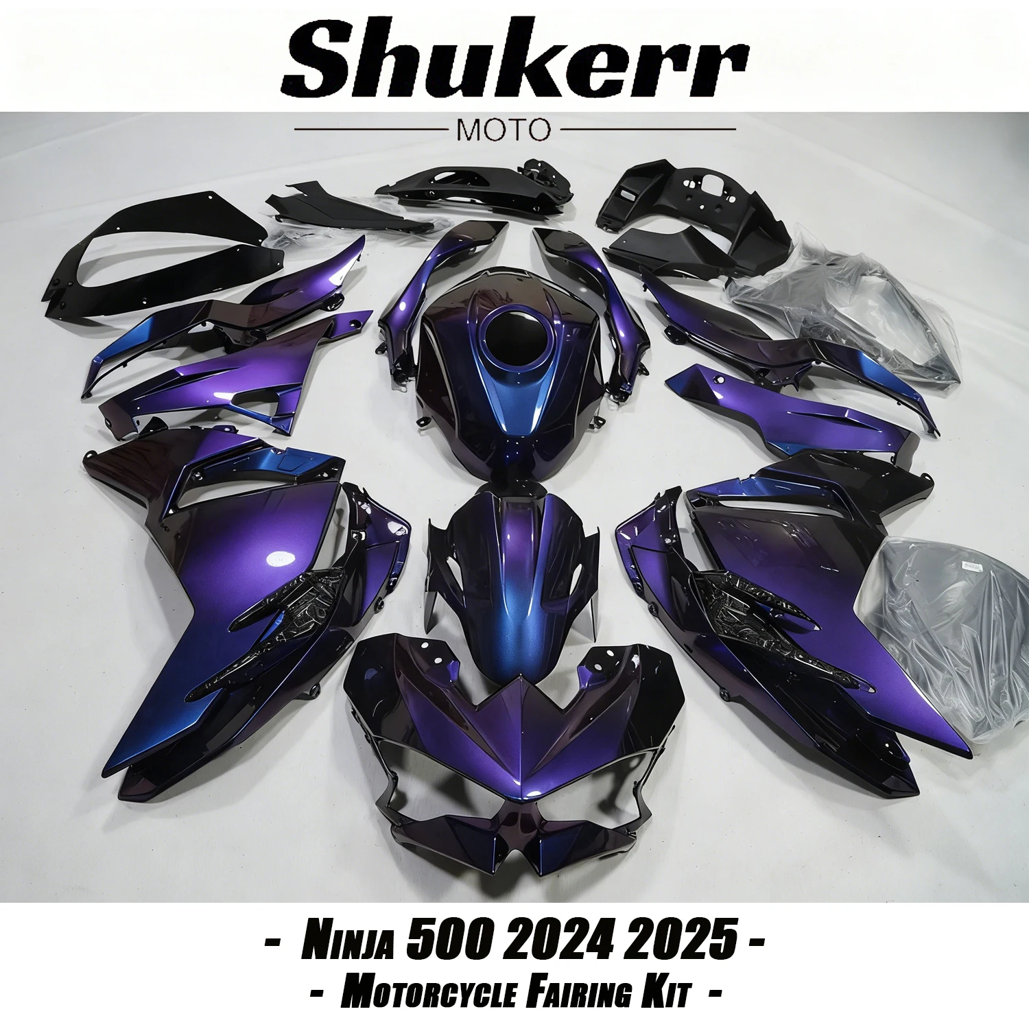 Fit for Kawasaki Ninja 500 Ex500 Krt 2024 2025 Chameleon Blue Purple Abs Plastics Fairing Kit Injection Mold Bodywork Panel Kit
Fit for Kawasaki Ninja 500 Ex500 Krt 2024 2025 Chameleon Blue Purple Abs Plastics Fairing Kit Injection Mold Bodywork Panel Kit