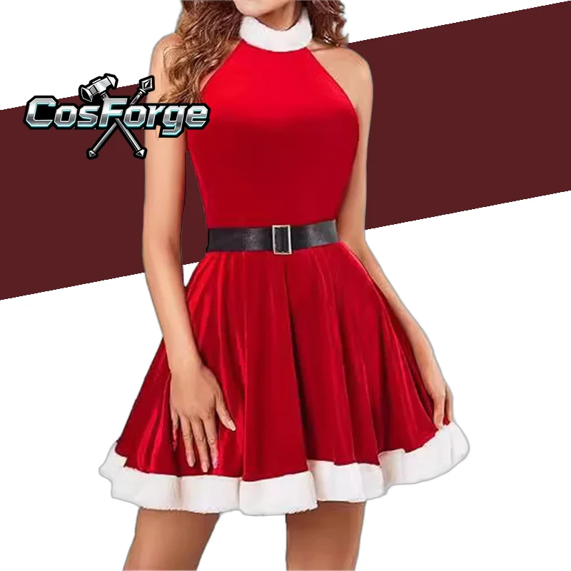 Christmas Dress Sexy Dress for Christmas Night, Halter Neck Mini Dress, Sexy Velvet Party Dress For Women
Christmas Dress Sexy Dress for Christmas Night, Halter Neck Mini Dress, Sexy Velvet Party Dress For Women