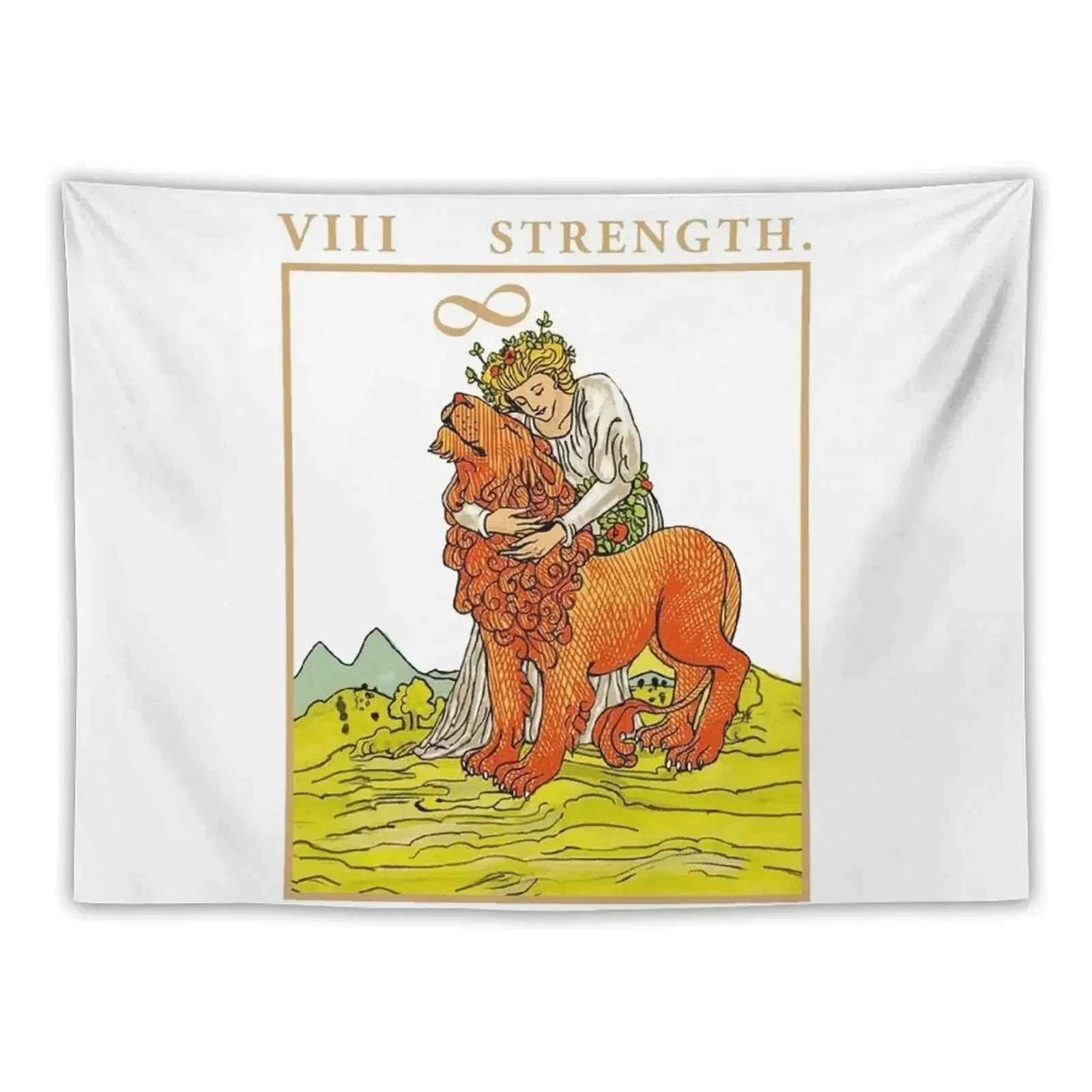 Tarot Strength t-shirts -Strength Tarot Card Shirt -Psychic readers and mediums Tapestry Tapete For The Wall Tapestry
Tarot Strength t-shirts -Strength Tarot Card Shirt -Psychic readers and mediums Tapestry Tapete For The Wall Tapestry
