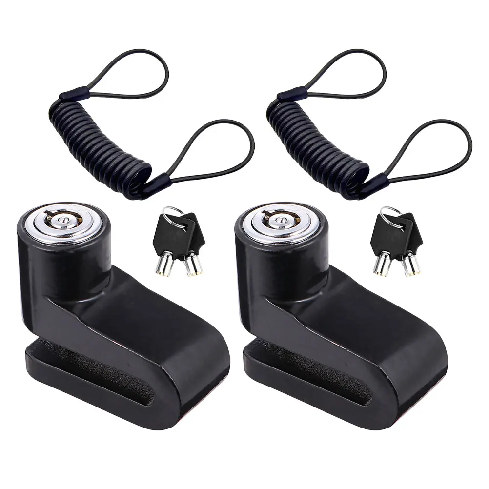 2pcs Disc Brake Key Lock for Bike Motorcycle Electric Scooter Durable High Security Portable Vehicle Protection
2pcs Disc Brake Key Lock for Bike Motorcycle Electric Scooter Durable High Security Portable Vehicle Protection