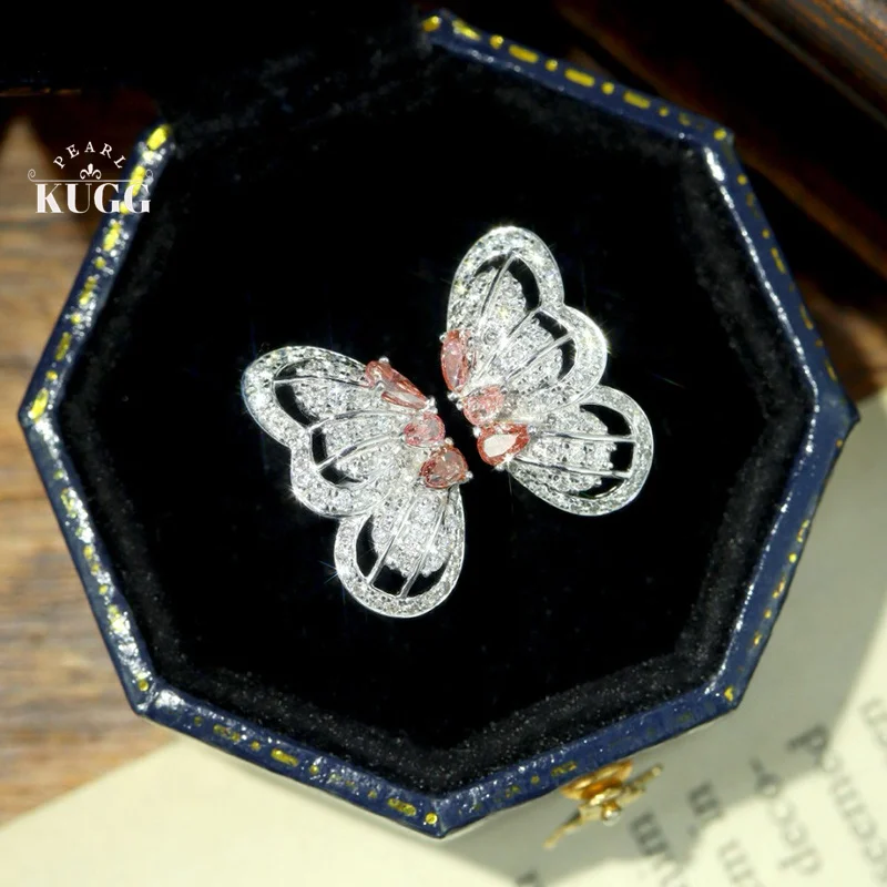 KUGG 100% 18K White Gold Rings Real Natural Pink Diamond Engagement Ring for Women Luxury Butterfly Shape High Party Jewelry
KUGG 100% 18K White Gold Rings Real Natural Pink Diamond Engagement Ring for Women Luxury Butterfly Shape High Party Jewelry