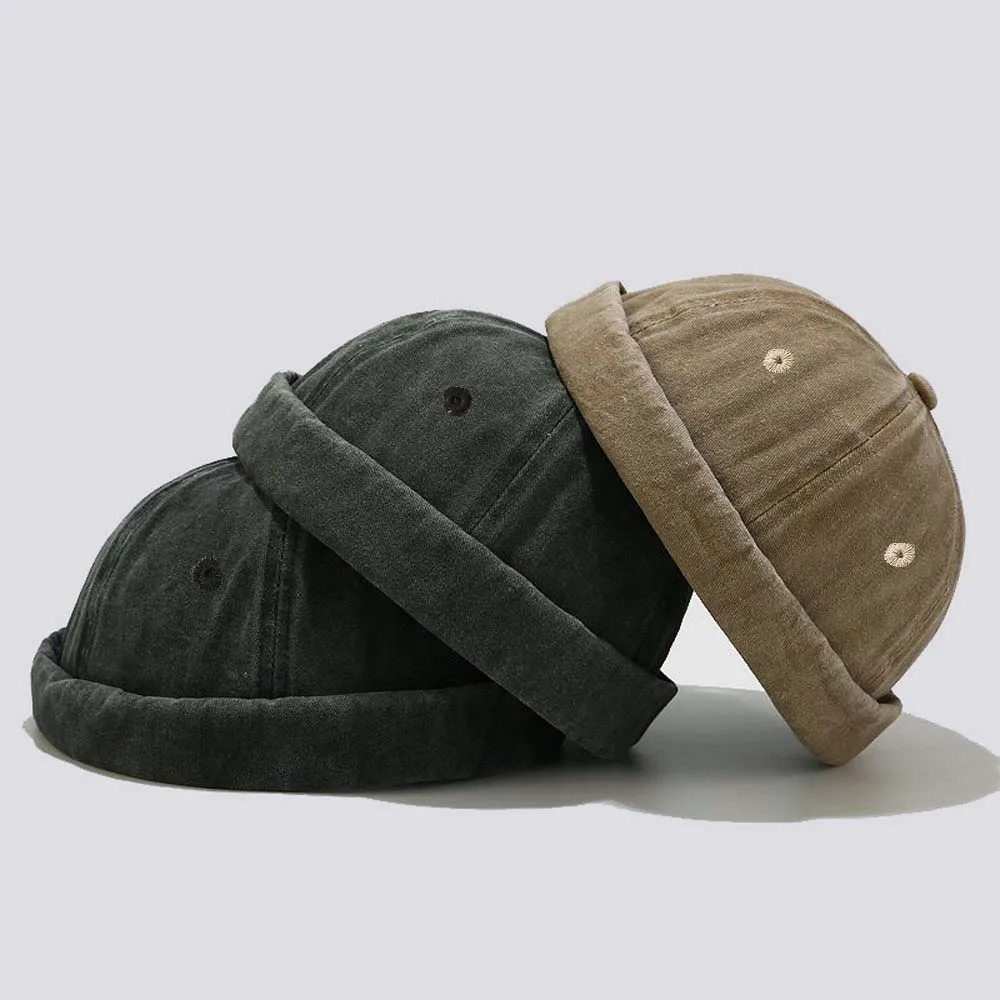New Washed Docker Beanie Brimless Cap Hat Without Visor Solid Color Retro Vintage Street Style Spring Autumn Outdoor Gorras
New Washed Docker Beanie Brimless Cap Hat Without Visor Solid Color Retro Vintage Street Style Spring Autumn Outdoor Gorras