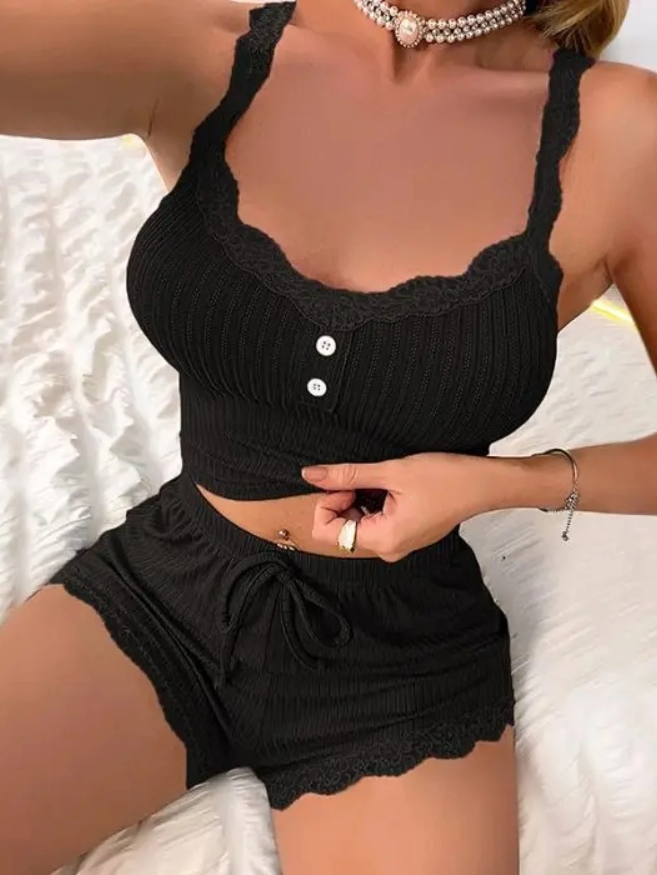 Women Pajama Sets Pijama Pajamas Woman Summer Set Sexy Women Sleepwear for Sleeping Women's Trousers Sleep Lounge Underwear
Women Pajama Sets Pijama Pajamas Woman Summer Set Sexy Women Sleepwear for Sleeping Women's Trousers Sleep Lounge Underwear