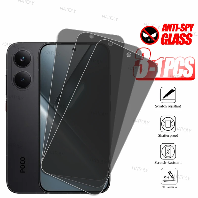 1/2/3PCS Anti-Spy Screen Protector For Xiaomi Poco X8 Pro Privacy Tempered Glass Xiaomi Poco X8 Pro Glass For Xiaomi Poco X8 Pro
1/2/3PCS Anti-Spy Screen Protector For Xiaomi Poco X8 Pro Privacy Tempered Glass Xiaomi Poco X8 Pro Glass For Xiaomi Poco X8 Pro