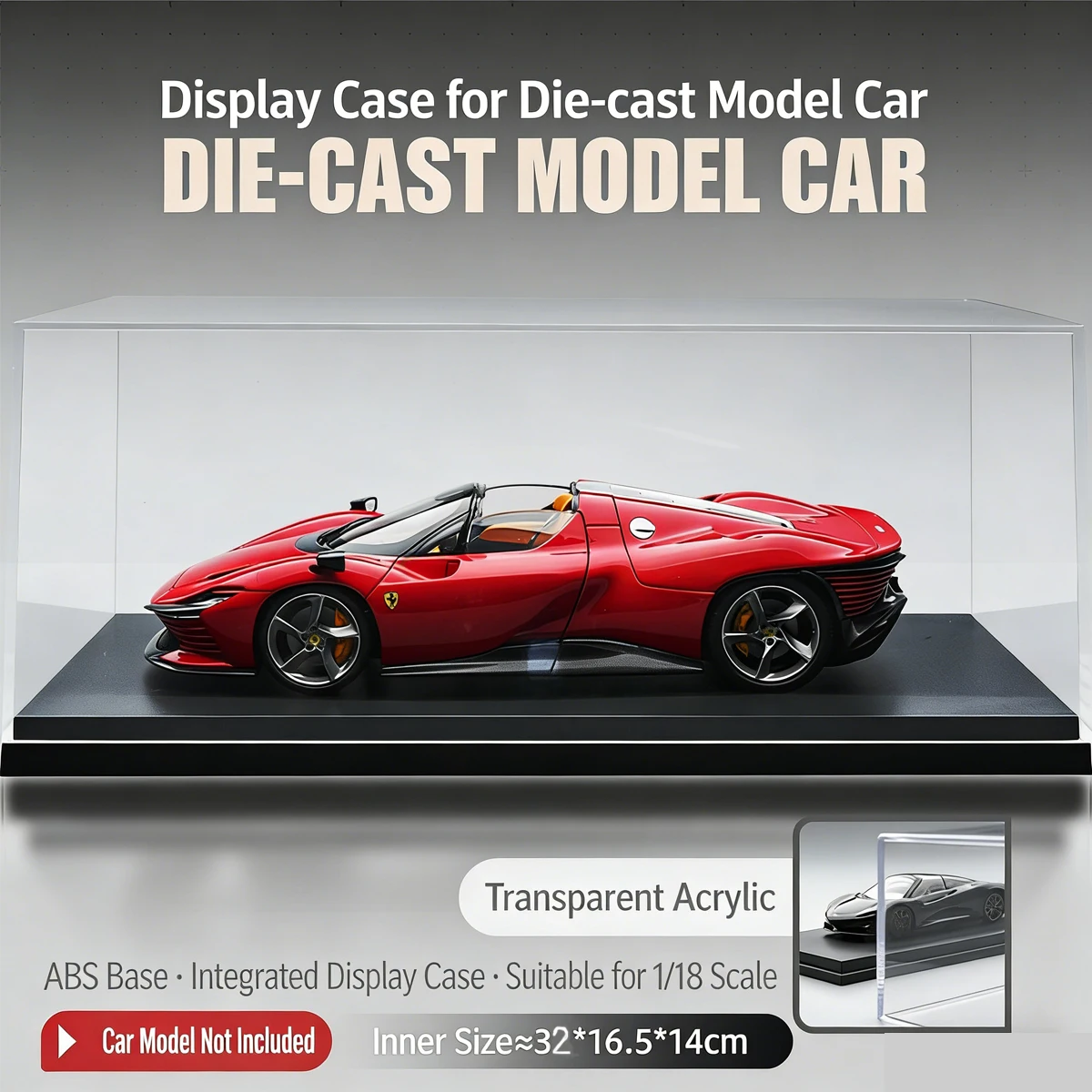 1/18 Acrylic Display Box Transparent Cube Storage Box Dustproof Display Case DIY Display Rack Collection for Car Model Toys
1/18 Acrylic Display Box Transparent Cube Storage Box Dustproof Display Case DIY Display Rack Collection for Car Model Toys