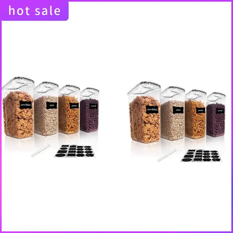 HGSW-8Pcs Cereal Storage Container Set, PP Airtight Food Storage Containers 2.5L For Cereal, Snacks And Sugar
HGSW-8Pcs Cereal Storage Container Set, PP Airtight Food Storage Containers 2.5L For Cereal, Snacks And Sugar