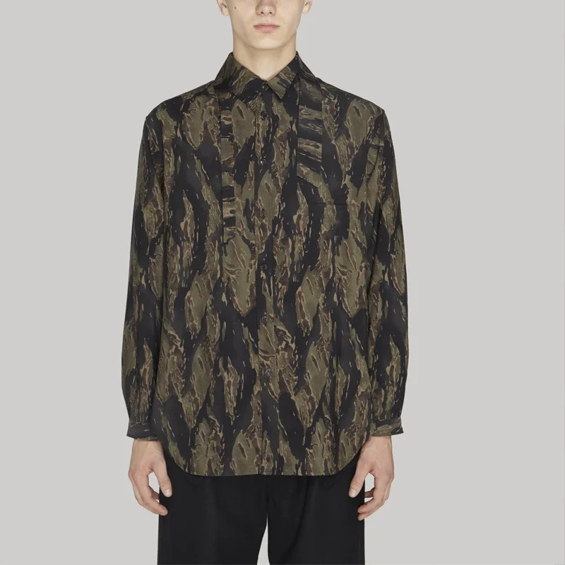 YOJI OOAK DRINTEDSHIRTYOHJI Камуфляжная рубашка Повседневная шерстяная лента с принтом для мужчин
YOJI OOAK DRINTEDSHIRTYOHJI Камуфляжная рубашка Повседневная шерстяная лента с принтом для мужчин