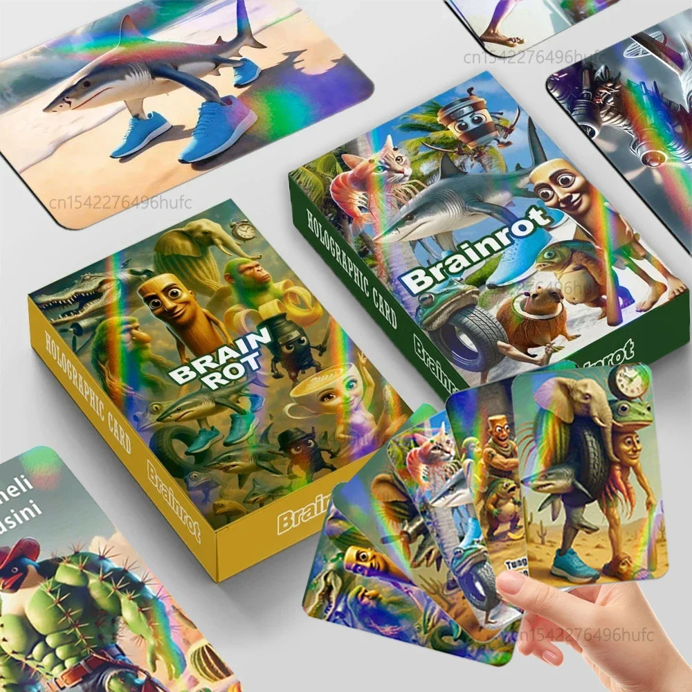 30pcs Italian Brainrot Classic of Mountains and Seas Card Laser Lomo Cards Tralalero Tralala Card Small Personalized Card Gift
30pcs Italian Brainrot Classic of Mountains and Seas Card Laser Lomo Cards Tralalero Tralala Card Small Personalized Card Gift