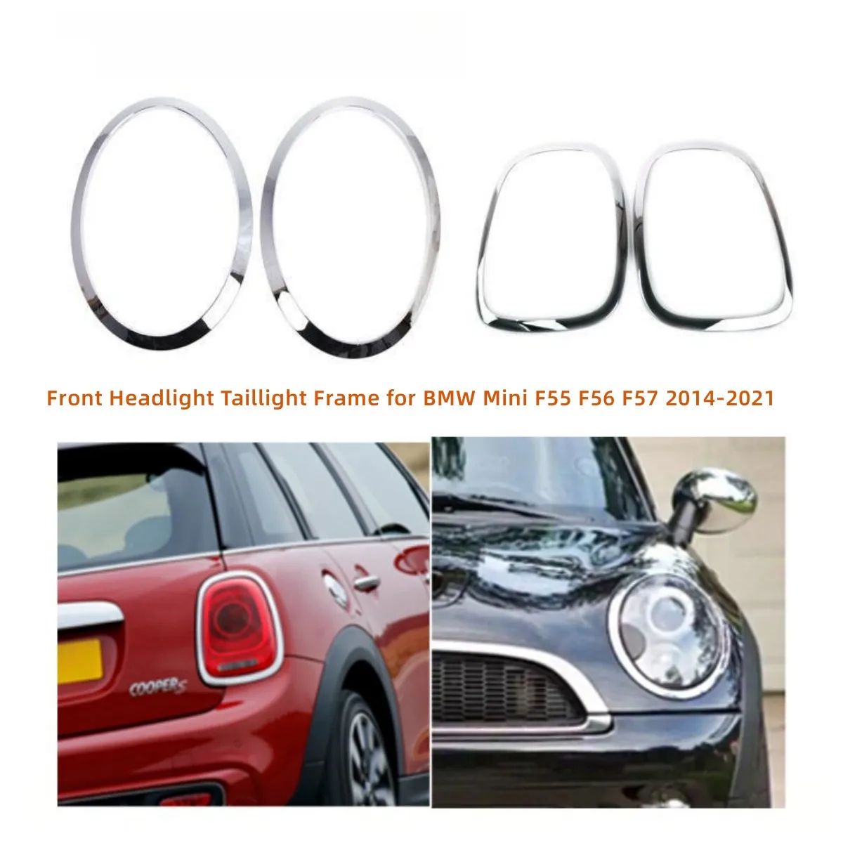 Car Headlight Tailight Decoration Frame Rear Light Stickers Styling for BMW MINI F55 F56 F57 2014-2021 Cover Trim Accessories
Car Headlight Tailight Decoration Frame Rear Light Stickers Styling for BMW MINI F55 F56 F57 2014-2021 Cover Trim Accessories