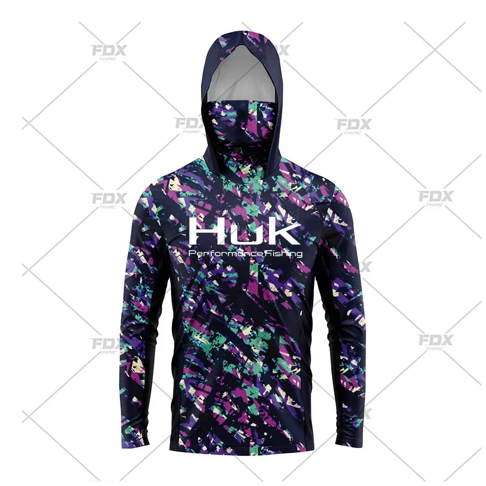 HUK Hood Fishing Shirt Mask Long Sleeve Clothing T Shirt ProtectionApparel UPF 50+ Camisa Fishing T Shirt Pesca Equipamentos
HUK Hood Fishing Shirt Mask Long Sleeve Clothing T Shirt ProtectionApparel UPF 50+ Camisa Fishing T Shirt Pesca Equipamentos