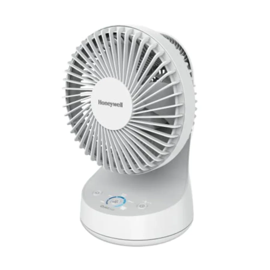 QuietSet 5 Oscillating Table Fan Personal and Small Room Fan with Quiet Operation and 5 Levels of Power and Sound
QuietSet 5 Oscillating Table Fan Personal and Small Room Fan with Quiet Operation and 5 Levels of Power and Sound