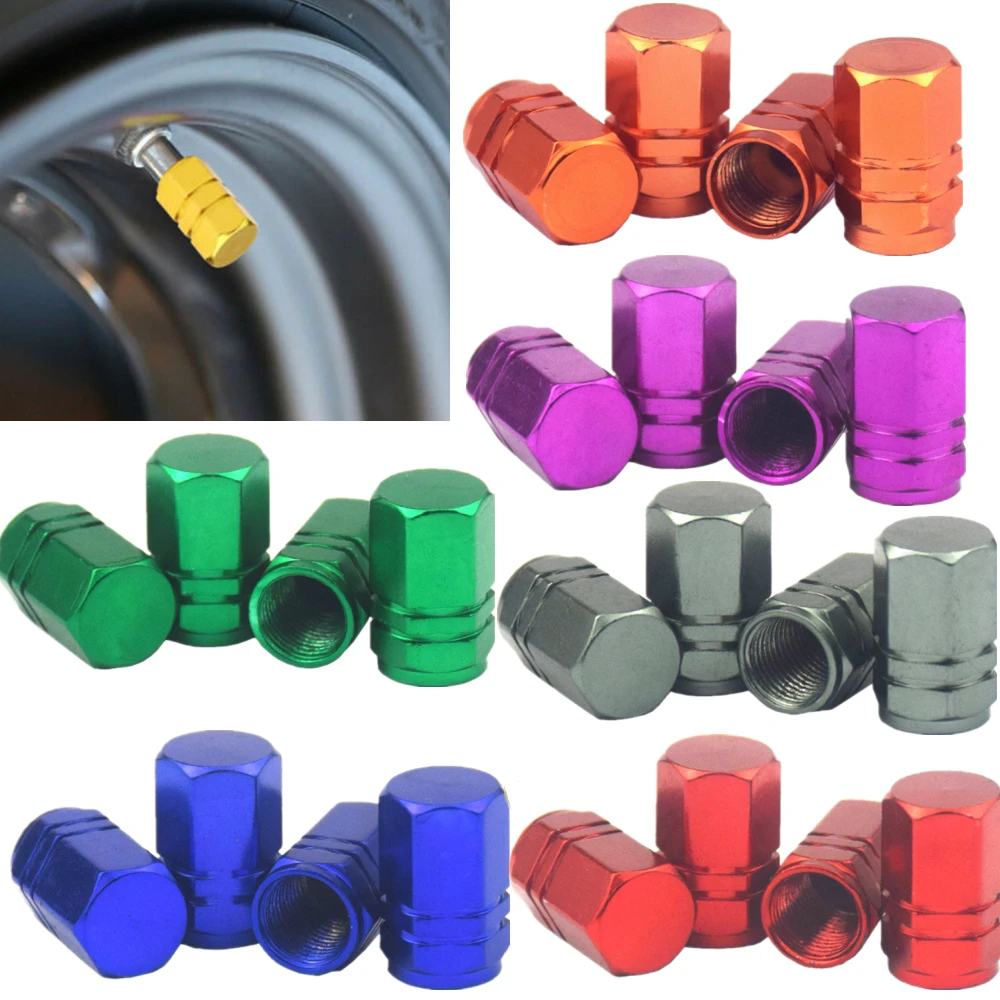 4Pcs Aluminum Car Rim Valve Stem Caps, Tire Valve Covers and Nipple Plugs for Motorcycle Wheel Accessories
4Pcs Aluminum Car Rim Valve Stem Caps, Tire Valve Covers and Nipple Plugs for Motorcycle Wheel Accessories