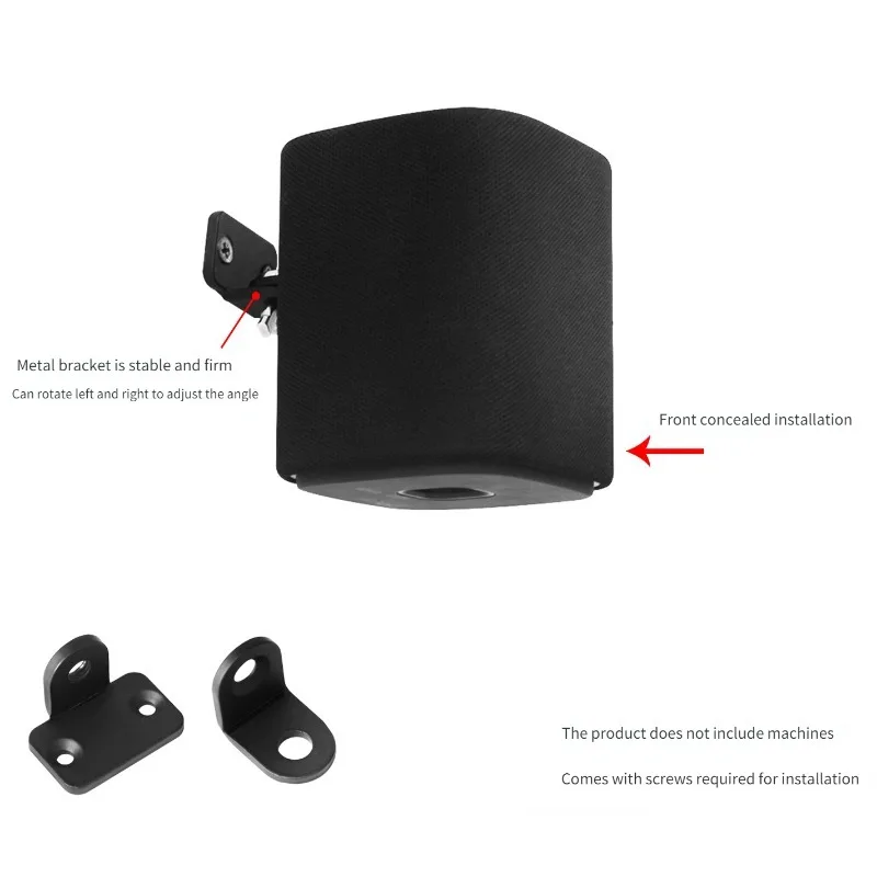 Aluminium Wall Bracket/Wall Mount Bracket for Yamaha WS-B1A Speakers,with mounting Screws Angle Adjustable
Aluminium Wall Bracket/Wall Mount Bracket for Yamaha WS-B1A Speakers,with mounting Screws Angle Adjustable