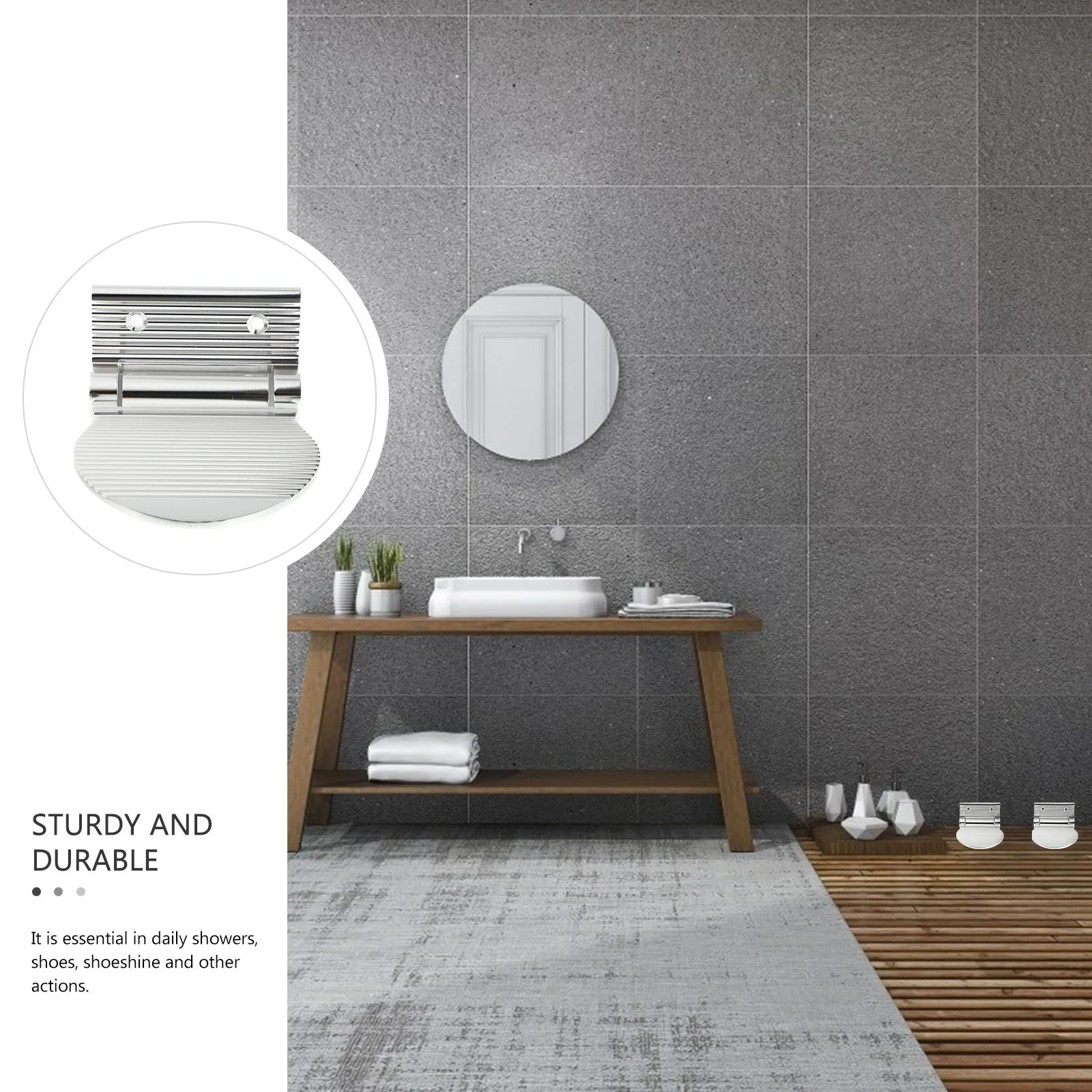 1Pcs Anti-Slip Footstool Space Aluminum Pedal for Shower Bathtub Bathroom Non-Slip Foot Rest Accessory Household Use
1Pcs Anti-Slip Footstool Space Aluminum Pedal for Shower Bathtub Bathroom Non-Slip Foot Rest Accessory Household Use