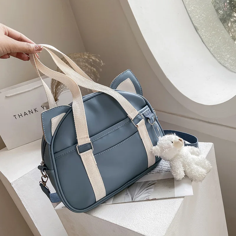 Woman Cat Ear Lolita JK Bag Kawaii Girl Shoulder Bag Japanese College Style Casual Handbag 27x22x6cm
Woman Cat Ear Lolita JK Bag Kawaii Girl Shoulder Bag Japanese College Style Casual Handbag 27x22x6cm