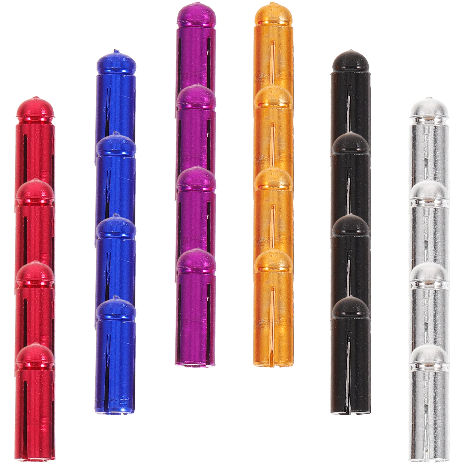 24 Pcs Dart Flight Protectors Aluminum Alloy Correctors Lightweight Portable Durable Supplies Game Training Parts
24 Pcs Dart Flight Protectors Aluminum Alloy Correctors Lightweight Portable Durable Supplies Game Training Parts