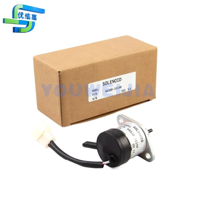6A320-31150 12V Shut Off Solenoid 6A 32031153 Compatible with Kubota Front Mount Mower F26080E 2WD F3080 F3680 F2880 F2690
6A320-31150 12V Shut Off Solenoid 6A 32031153 Compatible with Kubota Front Mount Mower F26080E 2WD F3080 F3680 F2880 F2690