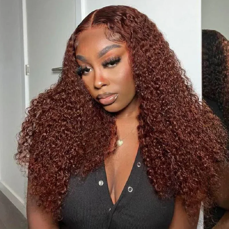 Tracy Glueless Pre Cut Lace Wig Reddish Brown Curly Wig Wear Go Wig Human Hair Wig Pre Plucked Auburn Brown Colored Wig
Tracy Glueless Pre Cut Lace Wig Reddish Brown Curly Wig Wear Go Wig Human Hair Wig Pre Plucked Auburn Brown Colored Wig