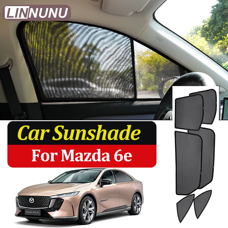 LINNUNU Car Sunshade for MAZDA 6e 2024 2025 2026 Side Window Mesh Curtain UV Protection Privacy Shield Auto Interior Accessories
LINNUNU Car Sunshade for MAZDA 6e 2024 2025 2026 Side Window Mesh Curtain UV Protection Privacy Shield Auto Interior Accessories