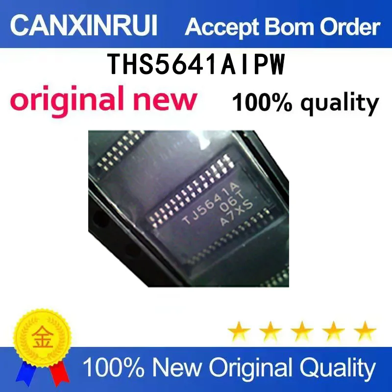(5pcs-100pcs)THS5641AIPW silk screen printing: TJ56418 TSSOP28 digital to analog converter
(5pcs-100pcs)THS5641AIPW silk screen printing: TJ56418 TSSOP28 digital to analog converter