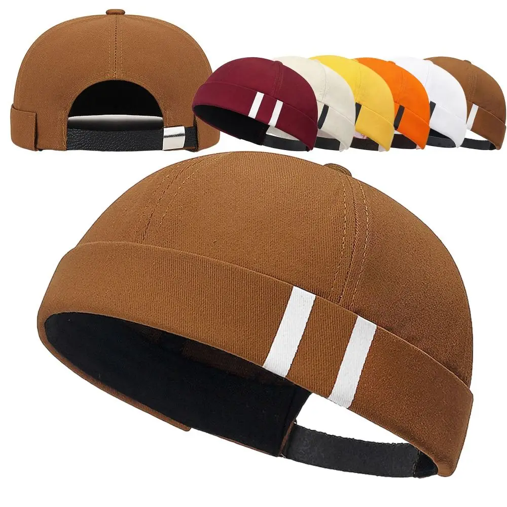 Casual Adjustable Brimless Hat Vintage Cotton Docker Cap Solid Color Hip Hop Skullcap Summer Spring
Casual Adjustable Brimless Hat Vintage Cotton Docker Cap Solid Color Hip Hop Skullcap Summer Spring