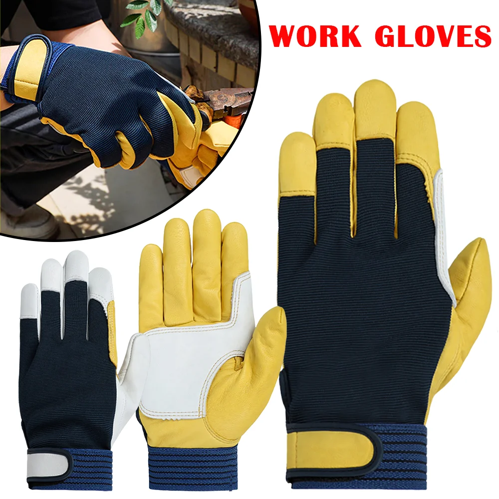 Work Gloves Premium Sheepskin Work Gloves for Construction Welding Safety-Striped Leather Industrial Hand Protection Gear
Work Gloves Premium Sheepskin Work Gloves for Construction Welding Safety-Striped Leather Industrial Hand Protection Gear