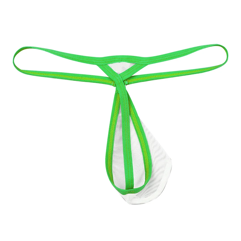 Men Low Rise Mesh Pouch G-string Underwear Sheer T-back Thin Belt Erotic Thongs
Men Low Rise Mesh Pouch G-string Underwear Sheer T-back Thin Belt Erotic Thongs