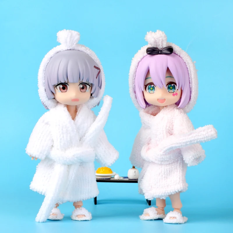 OB11 Кукольная пижама, халат, верхний костюм для Ob11 1/12, наряд для куклы, повседневные повседневные аксессуары для детей, поставляется с тапочками своими руками
OB11 Кукольная пижама, халат, верхний костюм для Ob11 1/12, наряд для куклы, повседневные повседневные аксессуары для детей, поставляется с тапочками своими руками