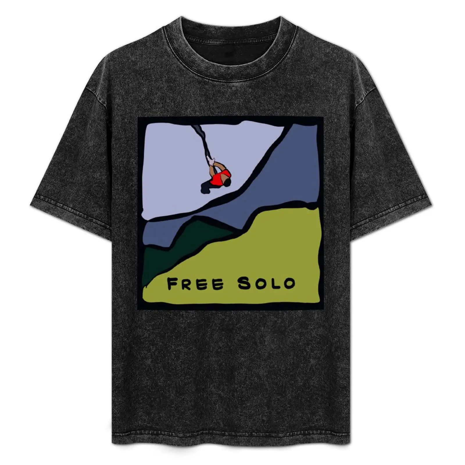 Free solo T-Shirt Trendy Print Short Sleeve T-Shirt
Free solo T-Shirt Trendy Print Short Sleeve T-Shirt
