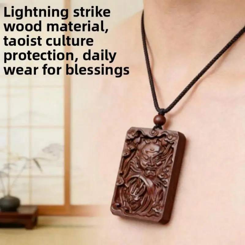 Premium Thunder Jujube Wood Zhong Kui Pendant Taoist Amulet Hand Carved Feng Shui Protection Lucky Hanging Ornament Bless Home
Premium Thunder Jujube Wood Zhong Kui Pendant Taoist Amulet Hand Carved Feng Shui Protection Lucky Hanging Ornament Bless Home