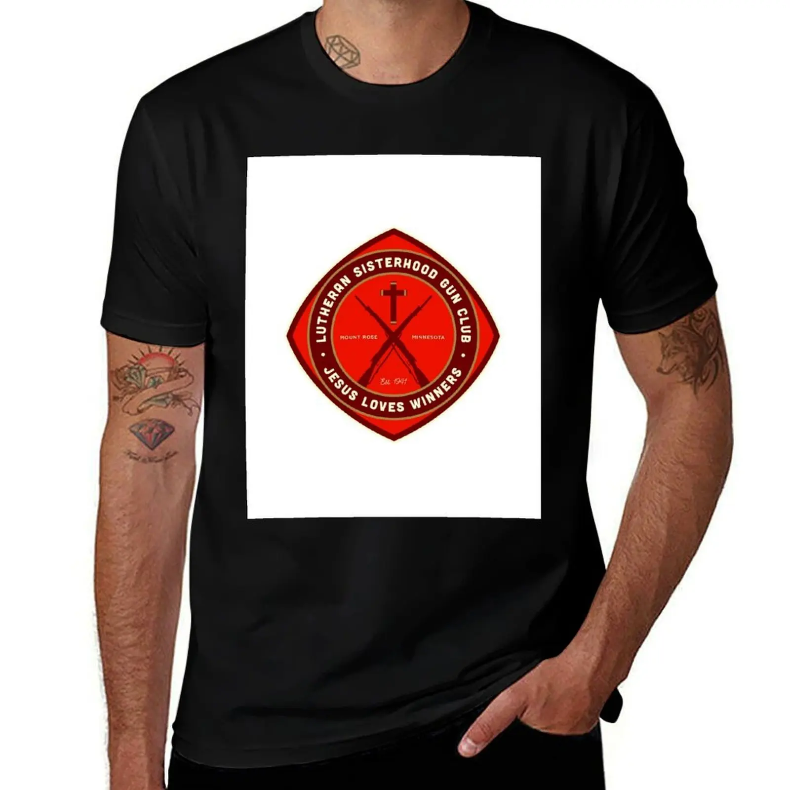 Lutheran Sisterhood Gun Club T-Shirt man t shirts cotton man t shirt graphic
Lutheran Sisterhood Gun Club T-Shirt man t shirts cotton man t shirt graphic