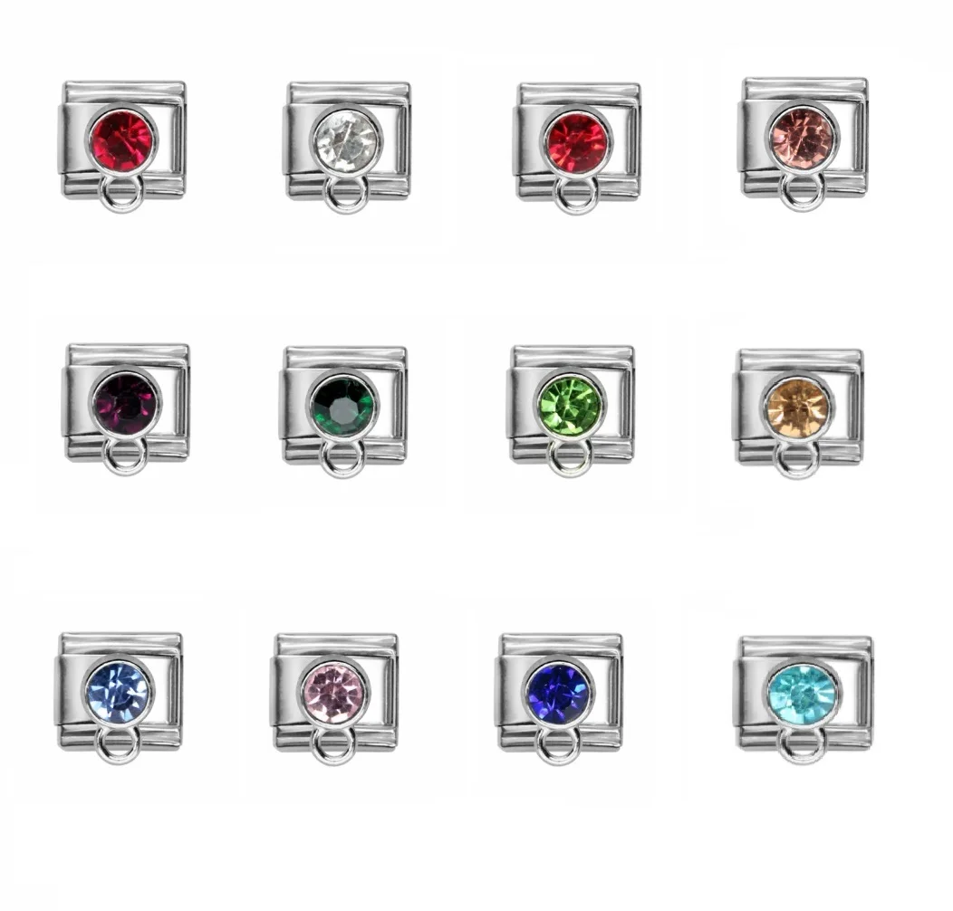10pcs/Lot Birthstone Charms Italian Charms Link Fit 9mm Bracelet Stainless Steel Jewelry DIY Making Women Gift
10pcs/Lot Birthstone Charms Italian Charms Link Fit 9mm Bracelet Stainless Steel Jewelry DIY Making Women Gift