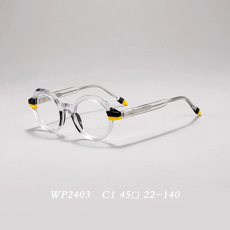 Высококачественные ацетатные оптические оправы для очков для мужчин и женщин, винтажные круглые оправы для очков небольшого размера, прозрачные очки
Высококачественные ацетатные оптические оправы для очков для мужчин и женщин, винтажные круглые оправы для очков небольшого размера, прозрачные очки