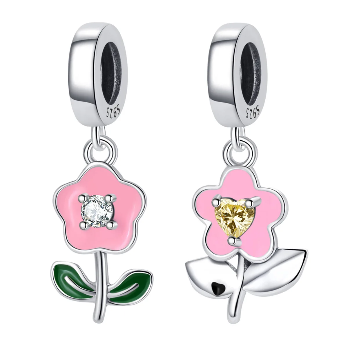 PANQDIY 925 Sterling Silver Flower Pendant Exquisite Enamel Craftsmanship Suitable for DIY Women Bracelet Jewelry Accessories 
PANQDIY 925 Sterling Silver Flower Pendant Exquisite Enamel Craftsmanship Suitable for DIY Women Bracelet Jewelry Accessories