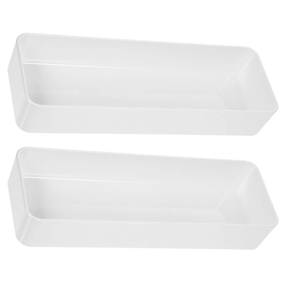 2 Pcs Stacker Storage Box Drawer Organizer Outdoor Small Plastic Utensil White Tableware Case Spoon
2 Pcs Stacker Storage Box Drawer Organizer Outdoor Small Plastic Utensil White Tableware Case Spoon