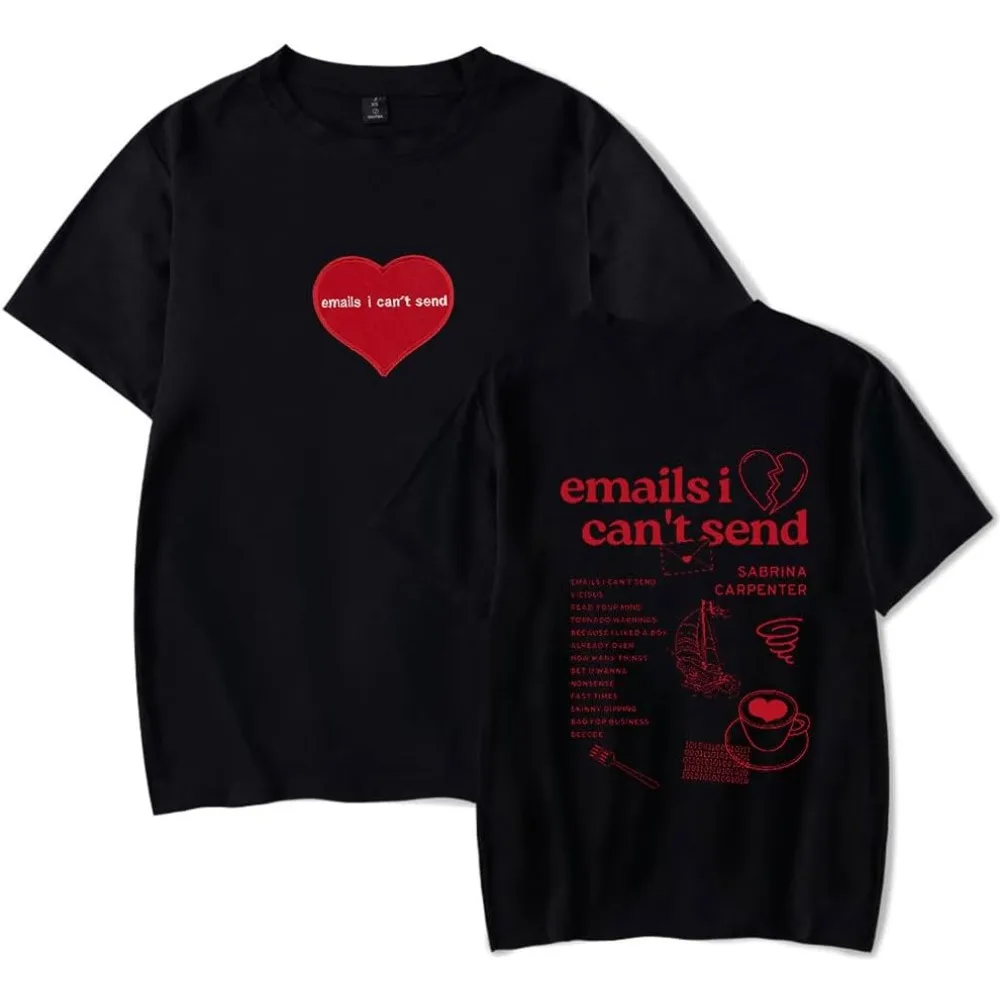 Sabrina Carpenter Emails I Can't Send Merch Футболка унисекс с короткими рукавами Повседневная футболка
Sabrina Carpenter Emails I Can't Send Merch Футболка унисекс с короткими рукавами Повседневная футболка