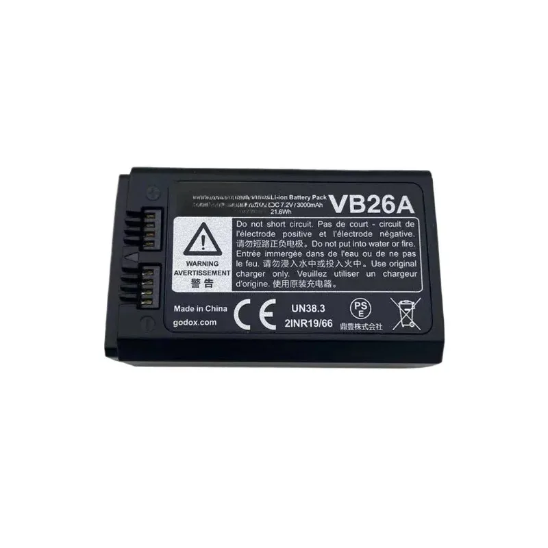 for GODOX VB26A VB26 Battery V860III V860III-S V860III-C V860III-N V860III-O
for GODOX VB26A VB26 Battery V860III V860III-S V860III-C V860III-N V860III-O