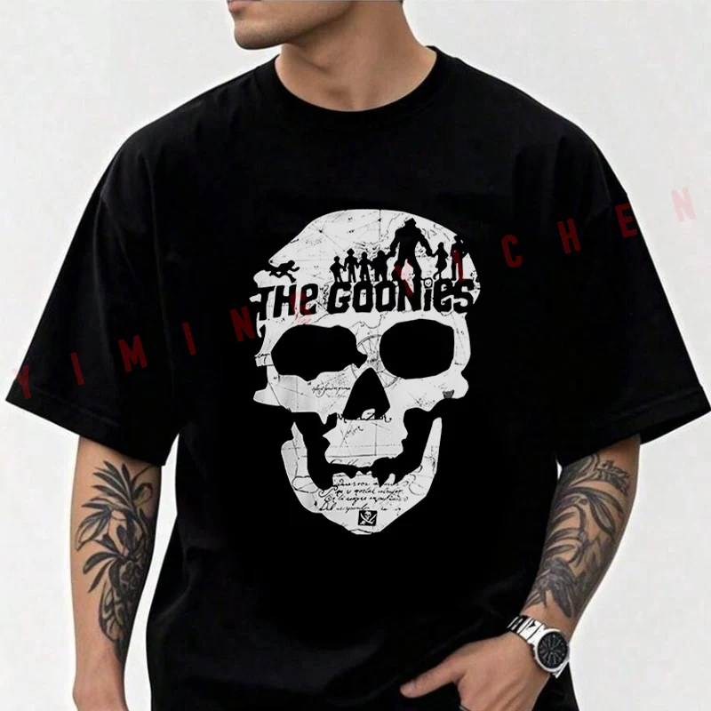 The Goonies & Big Skull Map Graphic Motorcycle Cotton T-shirt Men Short Sleeved Casual Round Neck Unisex Tops Tee
The Goonies & Big Skull Map Graphic Motorcycle Cotton T-shirt Men Short Sleeved Casual Round Neck Unisex Tops Tee