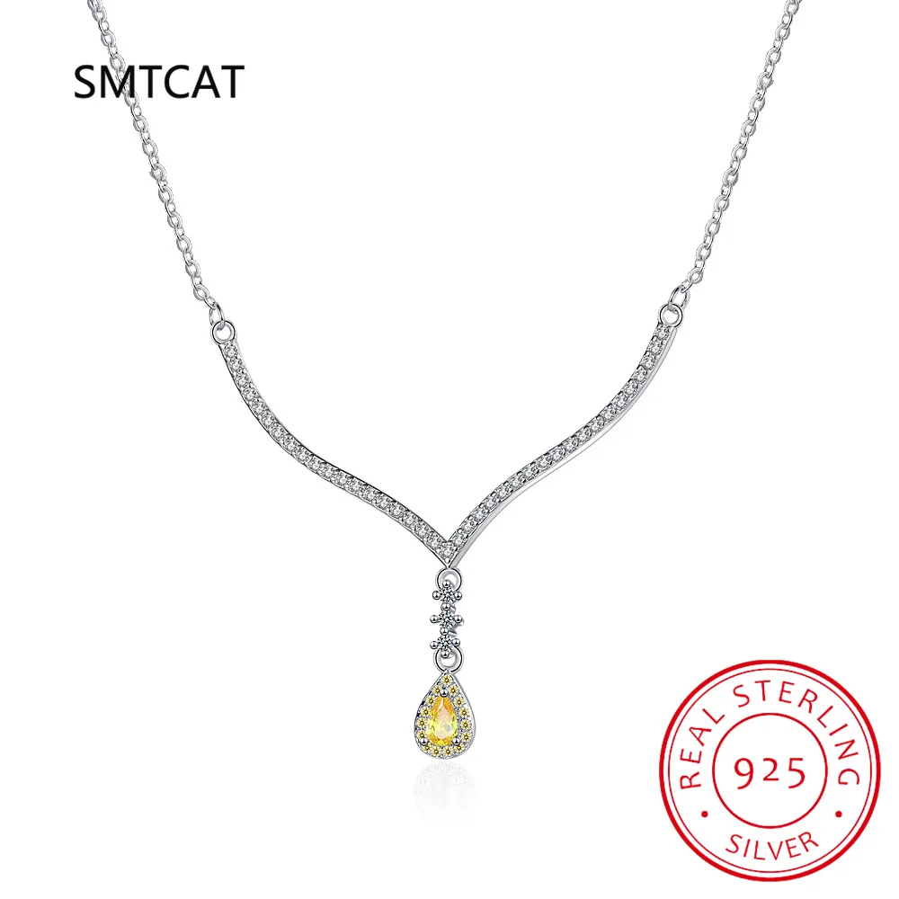 Pear Cut Natural Yellow Citrine 925 Sterling Silver Water Drop Pendant Necklace for Women Statement Gemstone Choker de Prata
Pear Cut Natural Yellow Citrine 925 Sterling Silver Water Drop Pendant Necklace for Women Statement Gemstone Choker de Prata