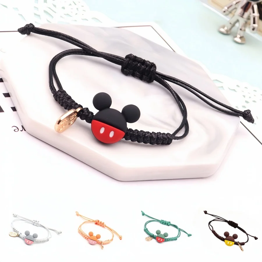 Mickey Adjustable Hand-Woven Polyester Cartoon Character Charm Cord for Couples Gift Festive Party Travel Award Accessories
Mickey Adjustable Hand-Woven Polyester Cartoon Character Charm Cord for Couples Gift Festive Party Travel Award Accessories