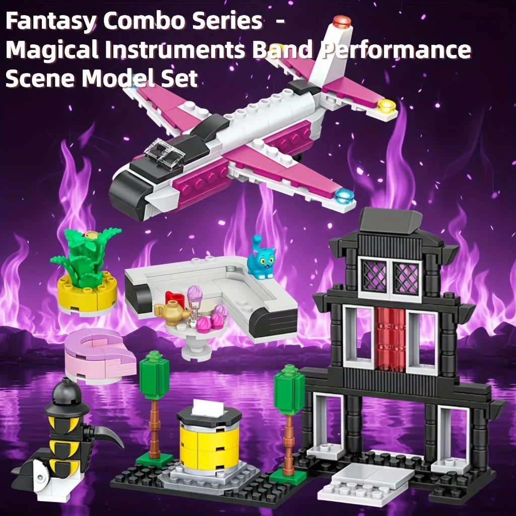 Girl Group Web Drama Themed Magic Stage Building Block Set - Magic Hunting Anime Character Idol Group Building Block Model Gift
Girl Group Web Drama Themed Magic Stage Building Block Set - Magic Hunting Anime Character Idol Group Building Block Model Gift