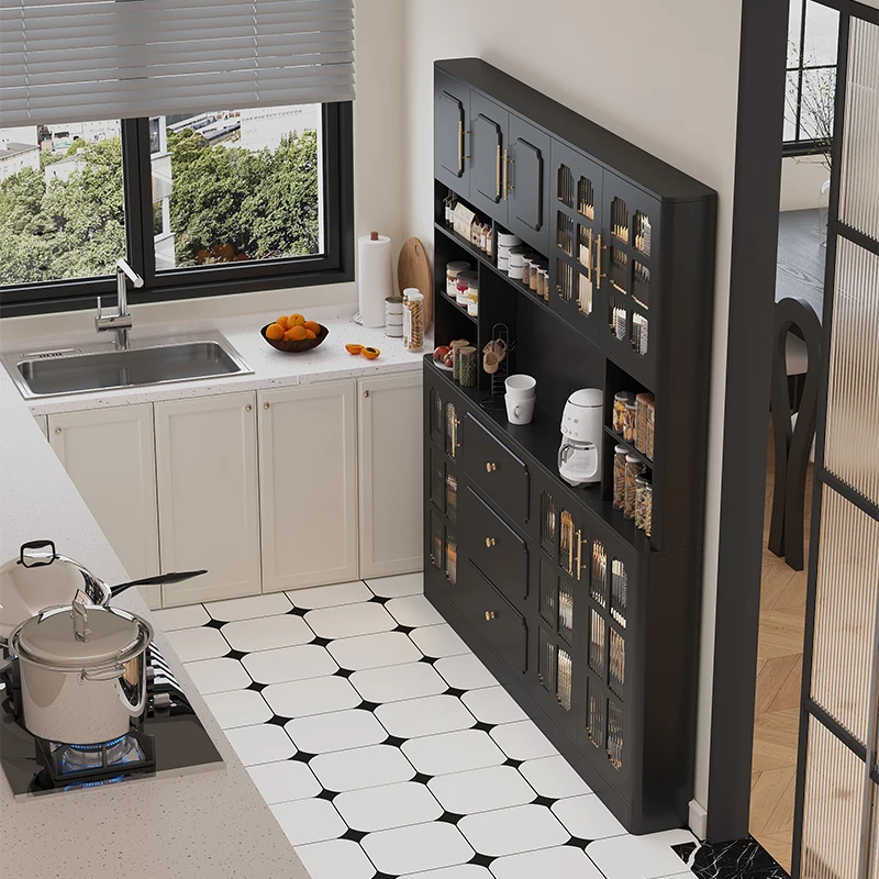 American retro kitchen thin high locker against the wall integrated storage meal preparation cabinet
American retro kitchen thin high locker against the wall integrated storage meal preparation cabinet